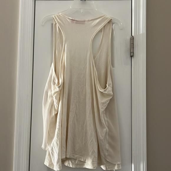 ELLE sleeveless blouse size XL off white color - Picture 5 of 6